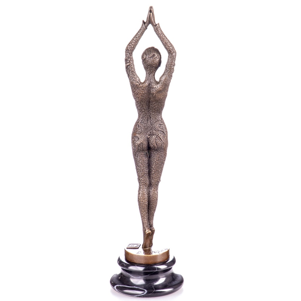[2119828] Art Deco Bronzefigur Tänzerin Starfish Dancer nach D.H.Chiparus Bild 2