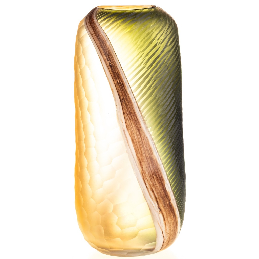 [LA-1822562] Handgeschliffene Glasvase Bild 3