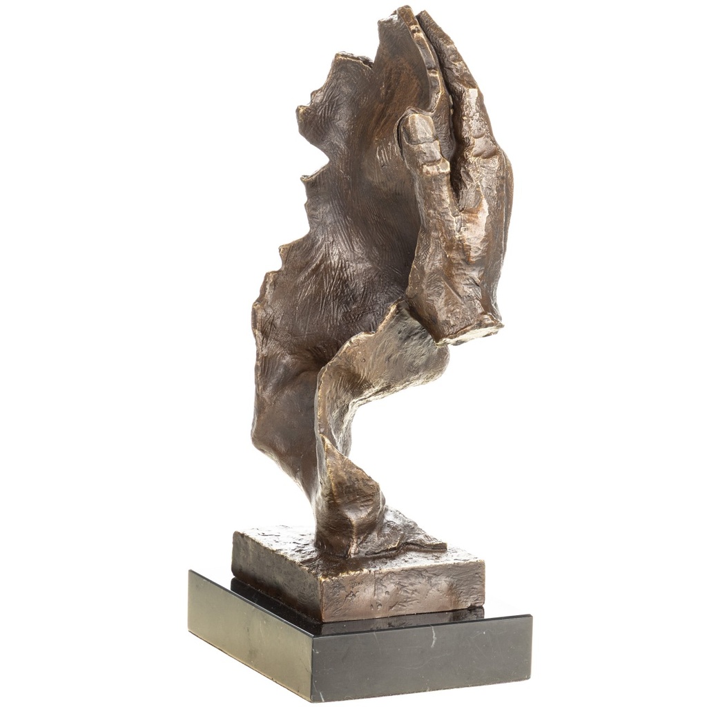 [LA-1822693] Bronzeskulptur Bronzefigur Gesicht Bild 3