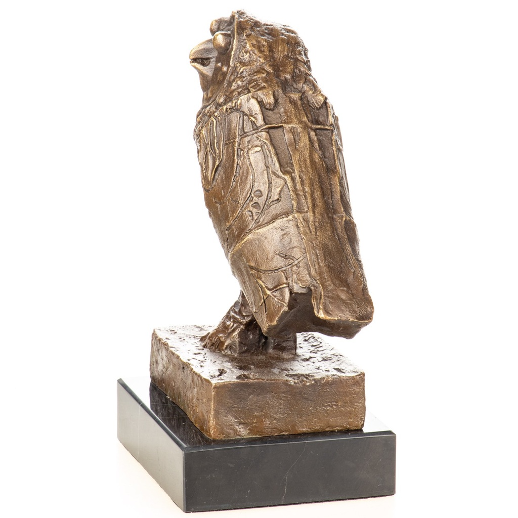 [LA-1822779] Bronzeskulptur Bronzefigur Eule Bild 2