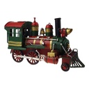[LA-39180] Blechmodell Eisenbahn Lok Zug Lokomotive Metall Antik-Stil Eisen Bild 3
