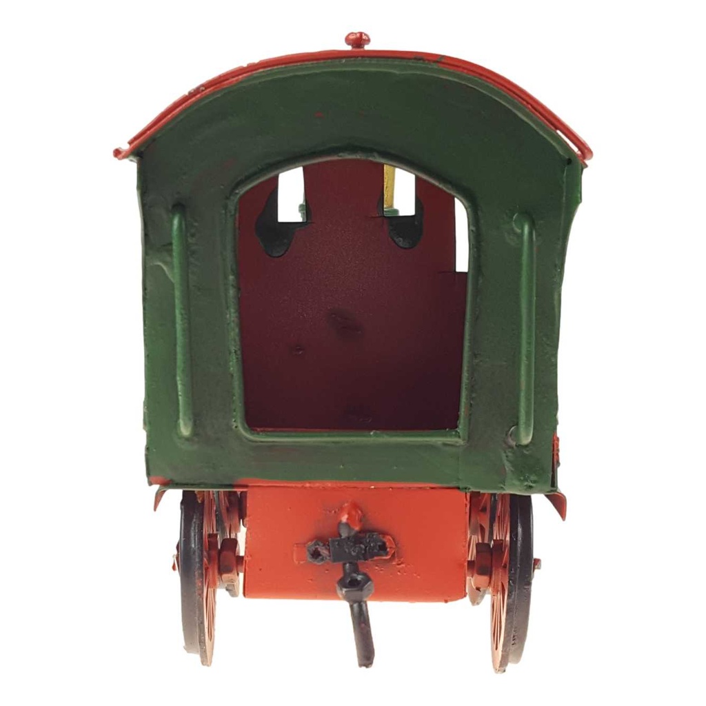 [LA-39180] Blechmodell Eisenbahn Lok Zug Lokomotive Metall Antik-Stil Eisen Bild 5