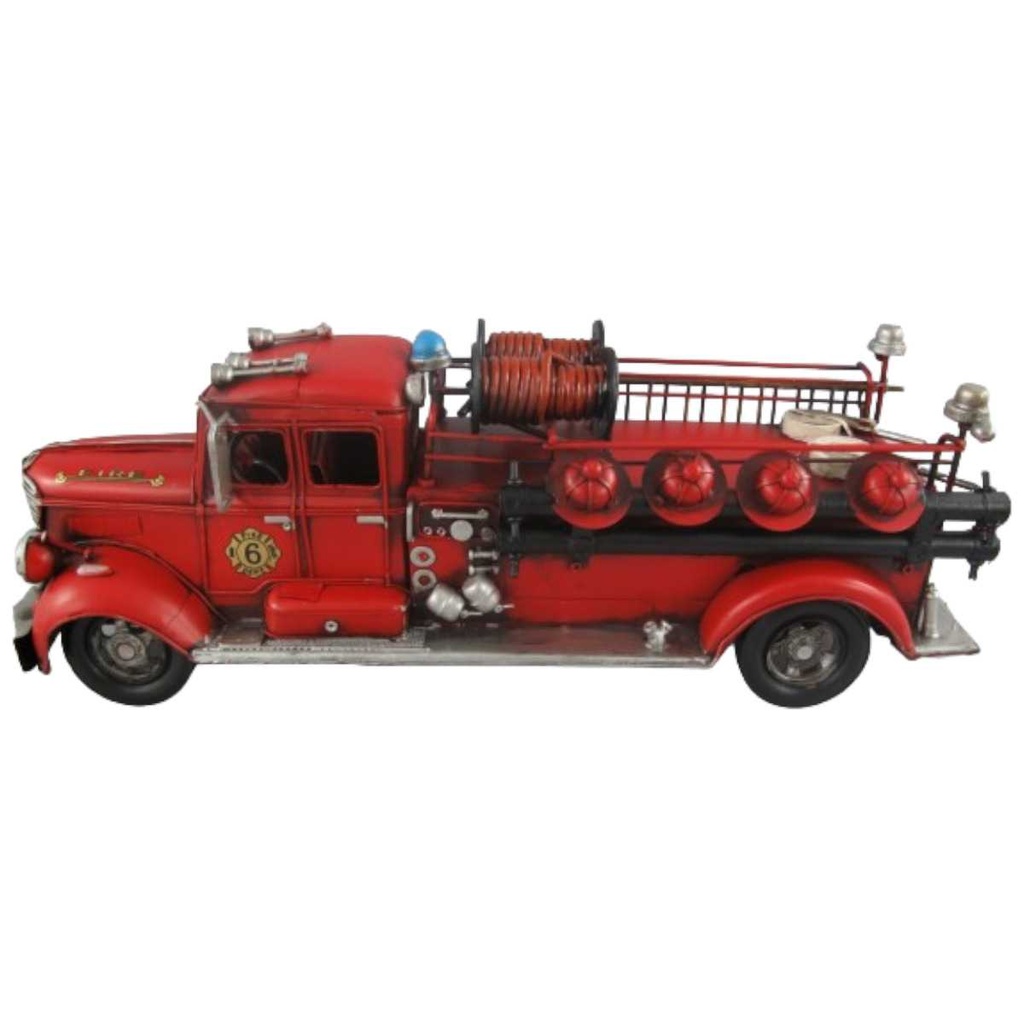 [LA-39183] Blechmodell Blechauto Modellauto Feuerwehrwagen Feuerwehrauto Bild 2