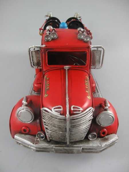 [LA-39183] Blechmodell Blechauto Modellauto Feuerwehrwagen Feuerwehrauto Bild 3