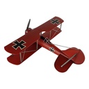 [LA-39193] Blechmodell Blechflugzeug Modellflugzeug Doppeldecker Flugzeug Eisen Antik-Stil Bild 4