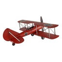 [LA-39193] Blechmodell Blechflugzeug Modellflugzeug Doppeldecker Flugzeug Eisen Antik-Stil Bild 6