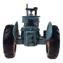 [LA-39217] Blechmodell Blechtraktor Modelltraktor Modell Traktor Antik-Stil Eisen Blau 26 cm Bild 4