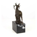 [LA-39228] Bronzeskulptur Bronzefigur Rothirsch Bild 11