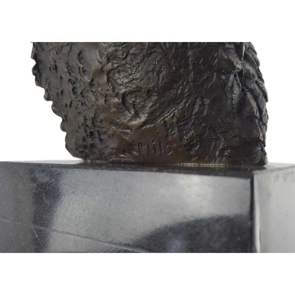 [LA-39234] Bronzeskulptur Bronzefigur Vogel Adlerkopf Klein Art-Deco-Stil Bild 6