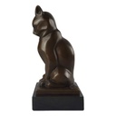 [LA-39237] Bronzeskulptur Bronzefigur Katze Kater Bild 5