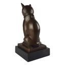 [LA-39237] Bronzeskulptur Bronzefigur Katze Kater Bild 6