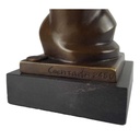 [LA-39237] Bronzeskulptur Bronzefigur Katze Kater Bild 7