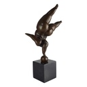 [LA-39250] Bronzeskulptur Bronzefigur Balancierende Frau Abstrakt-Stil Bild 5