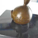 [LA-39250] Bronzeskulptur Bronzefigur Balancierende Frau Abstrakt-Stil Bild 6