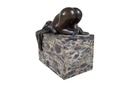 [LA-39254] Bronzeskulptur Bronzefigur Liegende Frau Replika Bild 2