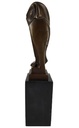 [LA-39258] Bronzeskulptur Bronzefigur Vogel Eule Uhu Art-Deco-Stil Bild 3