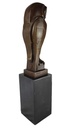 [LA-39258] Bronzeskulptur Bronzefigur Vogel Eule Uhu Art-Deco-Stil Bild 6