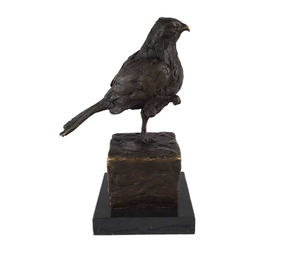 [LA-39264] Bronzeskulptur Bronzefigur Vogel Bild 2
