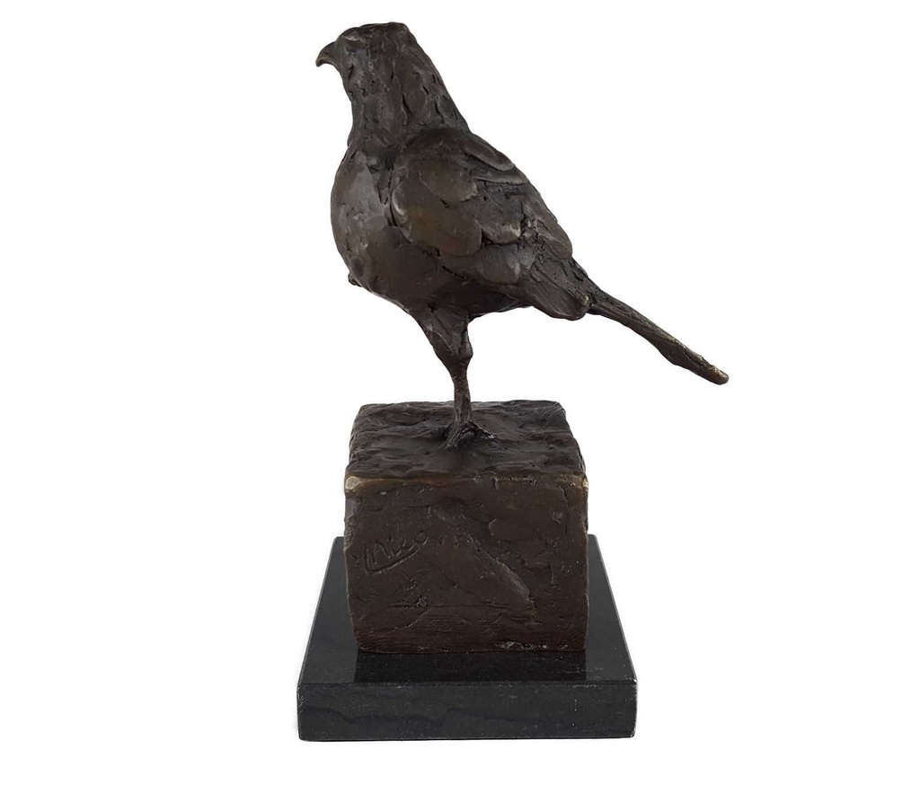 [LA-39264] Bronzeskulptur Bronzefigur Vogel Bild 3
