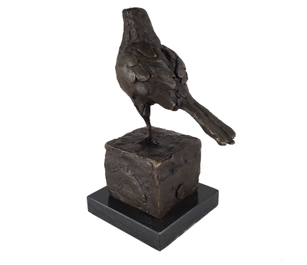 [LA-39264] Bronzeskulptur Bronzefigur Vogel Bild 4