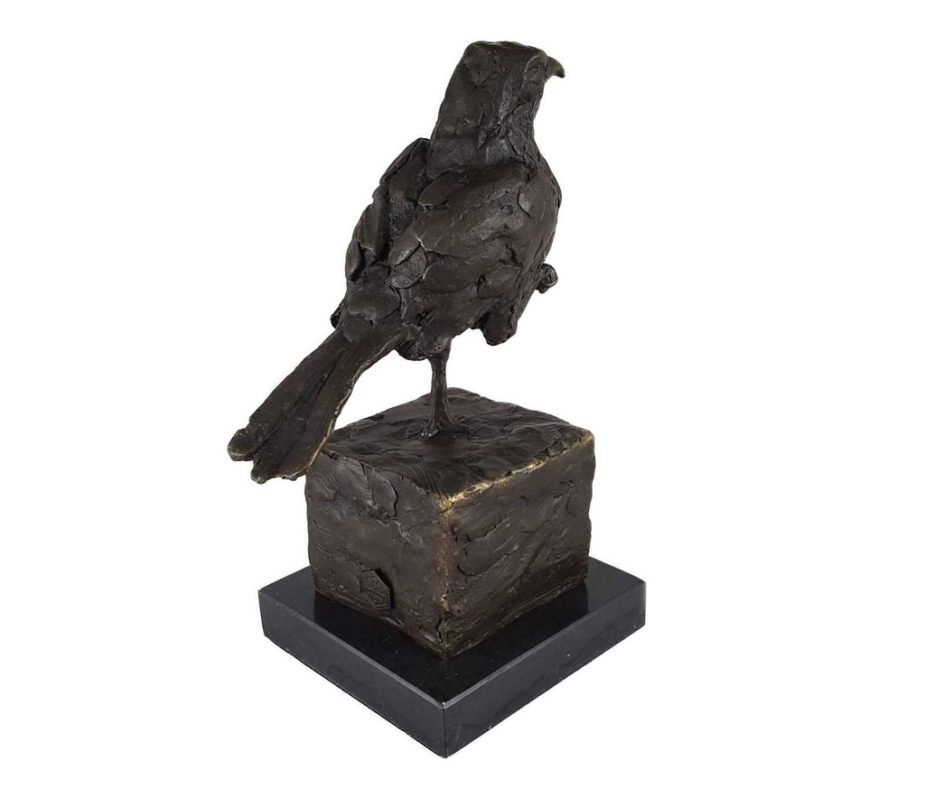 [LA-39264] Bronzeskulptur Bronzefigur Vogel Bild 6