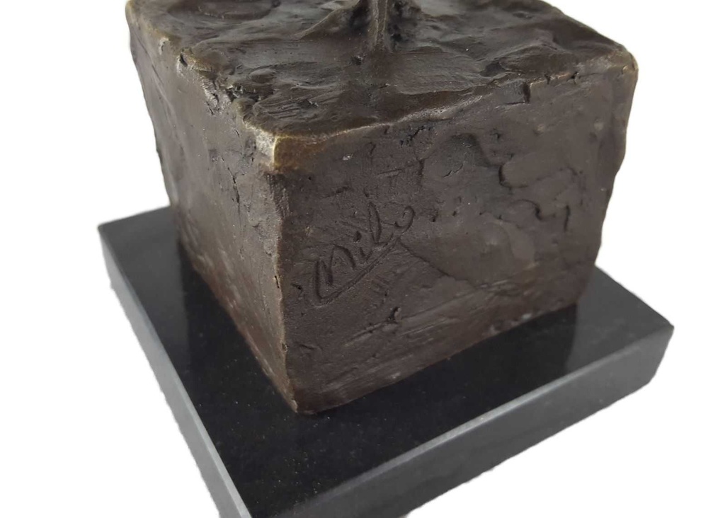 [LA-39264] Bronzeskulptur Bronzefigur Vogel Bild 9