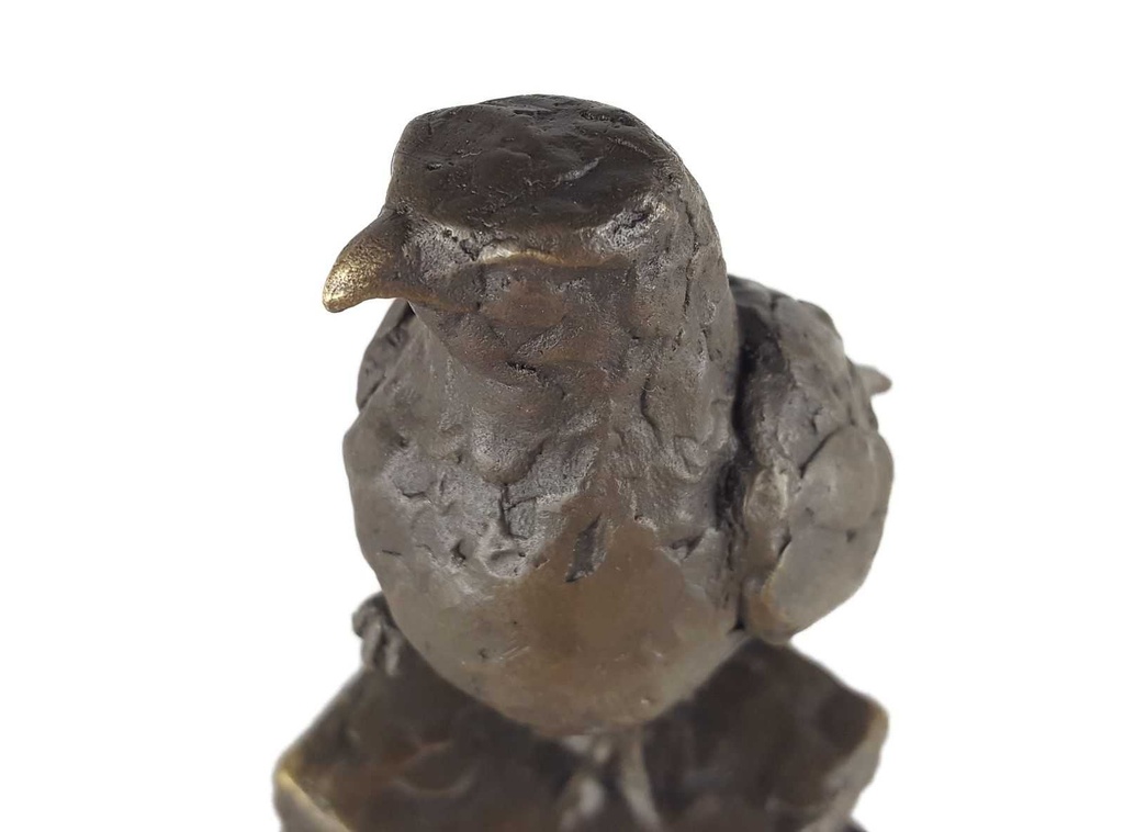 [LA-39264] Bronzeskulptur Bronzefigur Vogel Bild 11