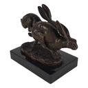 [LA-39268] Bronzeskulptur Bronzefigur Hoppelnde Hasen Ostern Bild 6