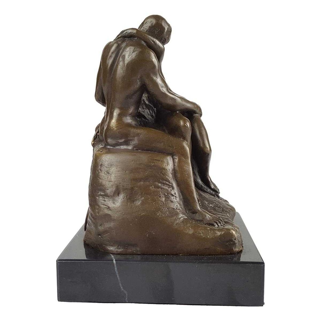 [LA-39274] Bronzeskulptur Bronzefigur Liebe Kuss Küssendes Pärchen Nackte Frau Mann Bild 3