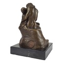 [LA-39274] Bronzeskulptur Bronzefigur Liebe Kuss Küssendes Pärchen Nackte Frau Mann Bild 4