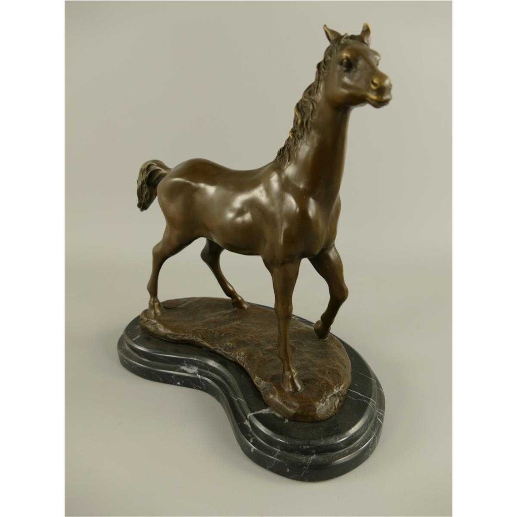 [LA-39280] Bronzeskulptur Bronzefigur Pferd Bild 7