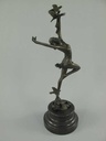 [LA-39282] Bronzeskulptur Bronzefigur Tänzerin mit Vögel Bild 4