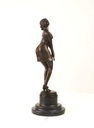 [LA-39293] Bronzeskulptur Bronzefigur Nachdenklich Schöne Frau Bild 14