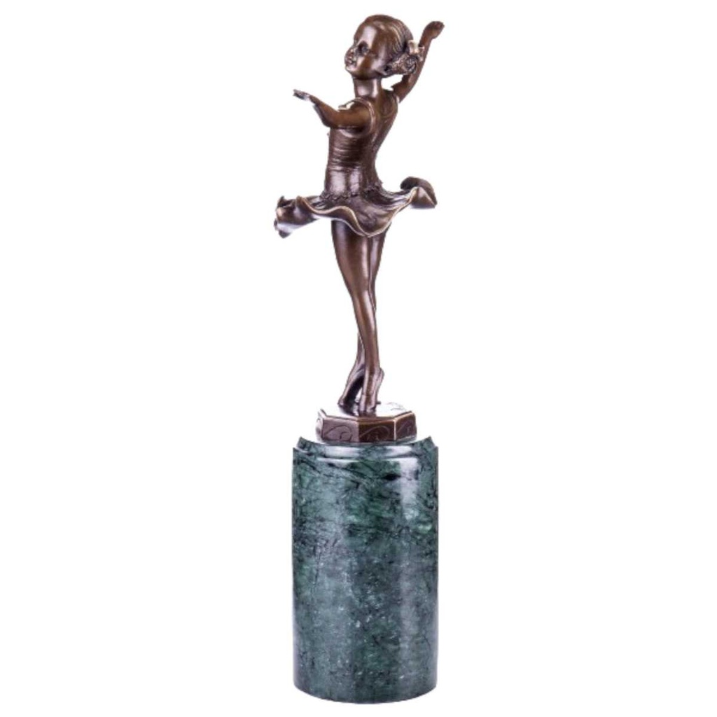 [LA-39316] Bronzeskulptur Bronzefigur Ballerina Balletttänzerin Bild 2