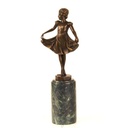 [LA-39317] Bronzeskulptur Bronzefigur Namens Lieselotte Mädchen Kleine Tänzerin Bild 3
