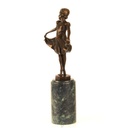 [LA-39317] Bronzeskulptur Bronzefigur Namens Lieselotte Mädchen Kleine Tänzerin Bild 4