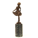 [LA-39317] Bronzeskulptur Bronzefigur Namens Lieselotte Mädchen Kleine Tänzerin Bild 7
