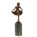 [LA-39317] Bronzeskulptur Bronzefigur Namens Lieselotte Mädchen Kleine Tänzerin Bild 8