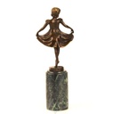[LA-39317] Bronzeskulptur Bronzefigur Namens Lieselotte Mädchen Kleine Tänzerin Bild 9