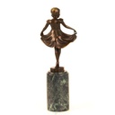 [LA-39317] Bronzeskulptur Bronzefigur Namens Lieselotte Mädchen Kleine Tänzerin Bild 10