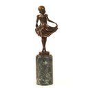 [LA-39317] Bronzeskulptur Bronzefigur Namens Lieselotte Mädchen Kleine Tänzerin Bild 11