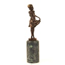[LA-39317] Bronzeskulptur Bronzefigur Namens Lieselotte Mädchen Kleine Tänzerin Bild 12