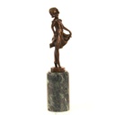 [LA-39317] Bronzeskulptur Bronzefigur Namens Lieselotte Mädchen Kleine Tänzerin Bild 14