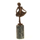 [LA-39317] Bronzeskulptur Bronzefigur Namens Lieselotte Mädchen Kleine Tänzerin Bild 15