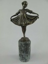 [LA-39317] Bronzeskulptur Bronzefigur Namens Lieselotte Mädchen Kleine Tänzerin Bild 16