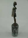 [LA-39317] Bronzeskulptur Bronzefigur Namens Lieselotte Mädchen Kleine Tänzerin Bild 18
