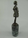 [LA-39317] Bronzeskulptur Bronzefigur Namens Lieselotte Mädchen Kleine Tänzerin Bild 20