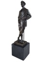 [LA-39339] Bronzeskulptur Bronzefigur Sport Mann Golfspieler Klassisch Bild 2