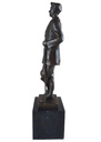 [LA-39339] Bronzeskulptur Bronzefigur Sport Mann Golfspieler Klassisch Bild 3
