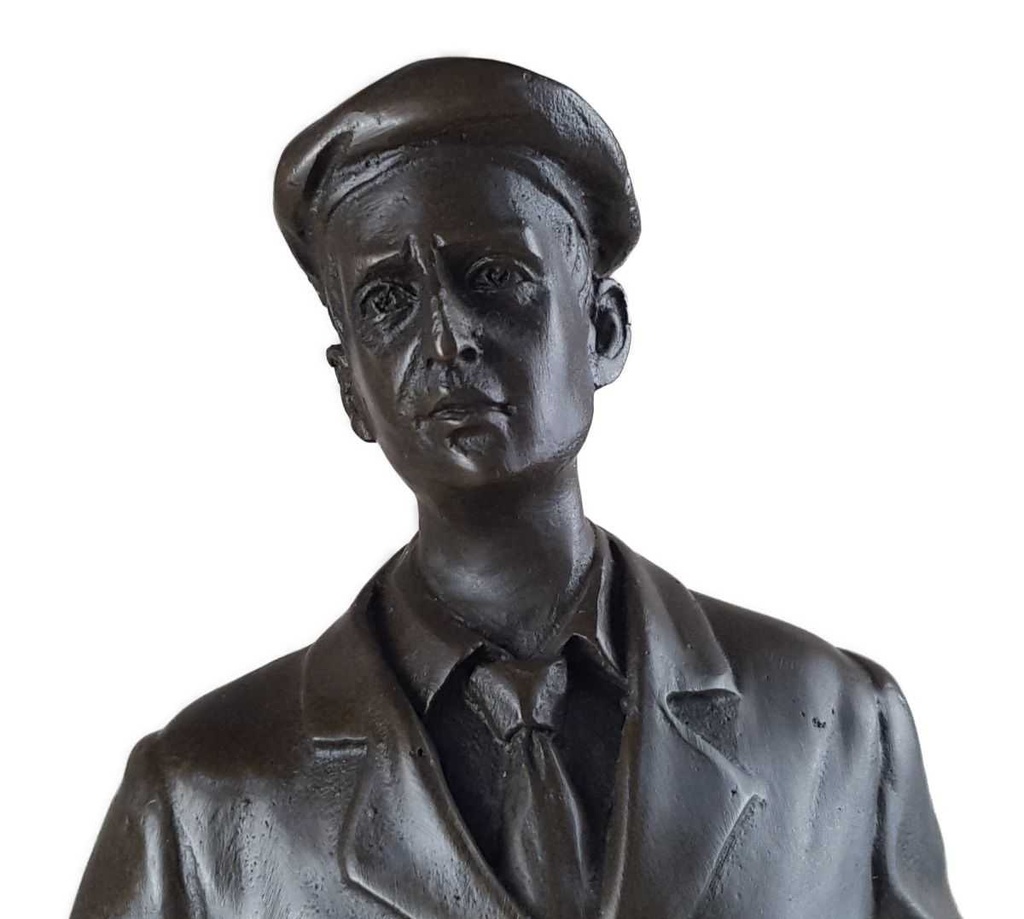 [LA-39339] Bronzeskulptur Bronzefigur Sport Mann Golfspieler Klassisch Bild 10